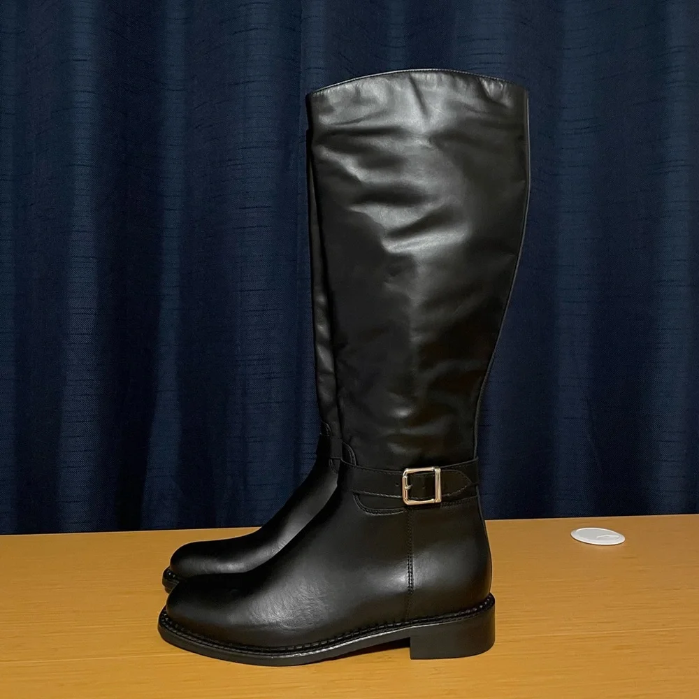 La Canadienne Stevie Women's Black Leather Boots